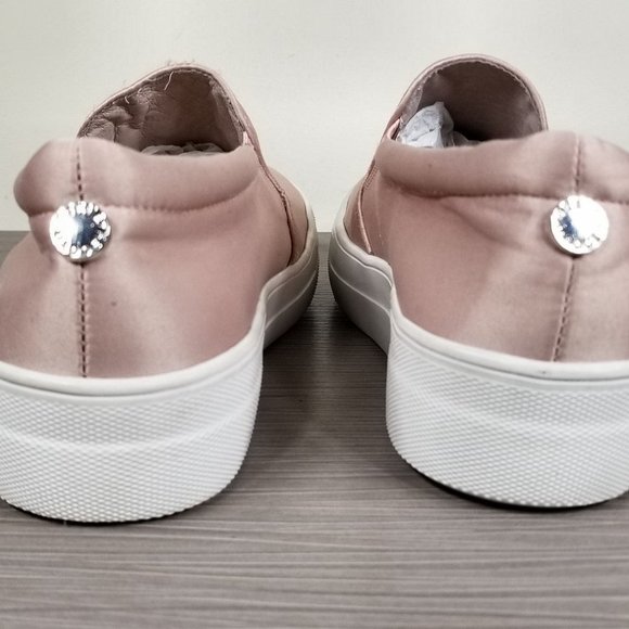 Steve Madden Giles Sneakers, Pink Satin, Womens Various Sizes - Picture 5 of 9